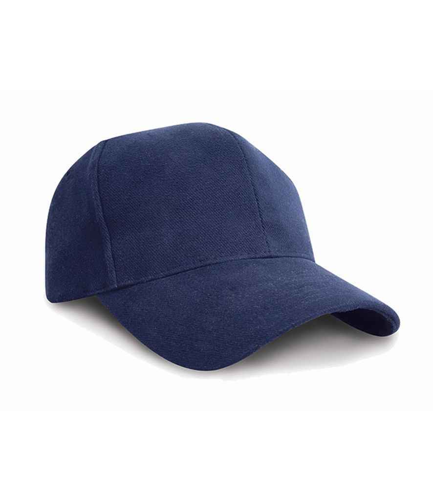 Result - Pro-Style Heavy Brushed Cotton Cap - RC025 BLK ONE