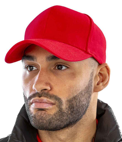 Result - Pro-Style Heavy Brushed Cotton Cap - RC025 RED ONE