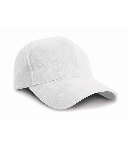 Result - Pro-Style Heavy Brushed Cotton Cap - RC025 WHI ONE