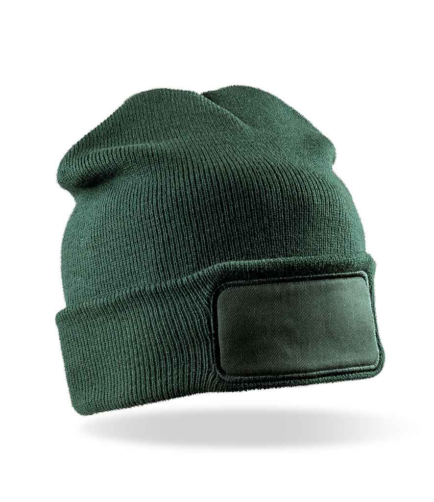 Result - Core Double Knit Printers Beanie - RC027 BLK ONE