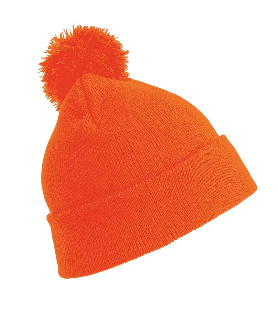 Result - Core Pom Pom Beanie - RC028 BLK ONE