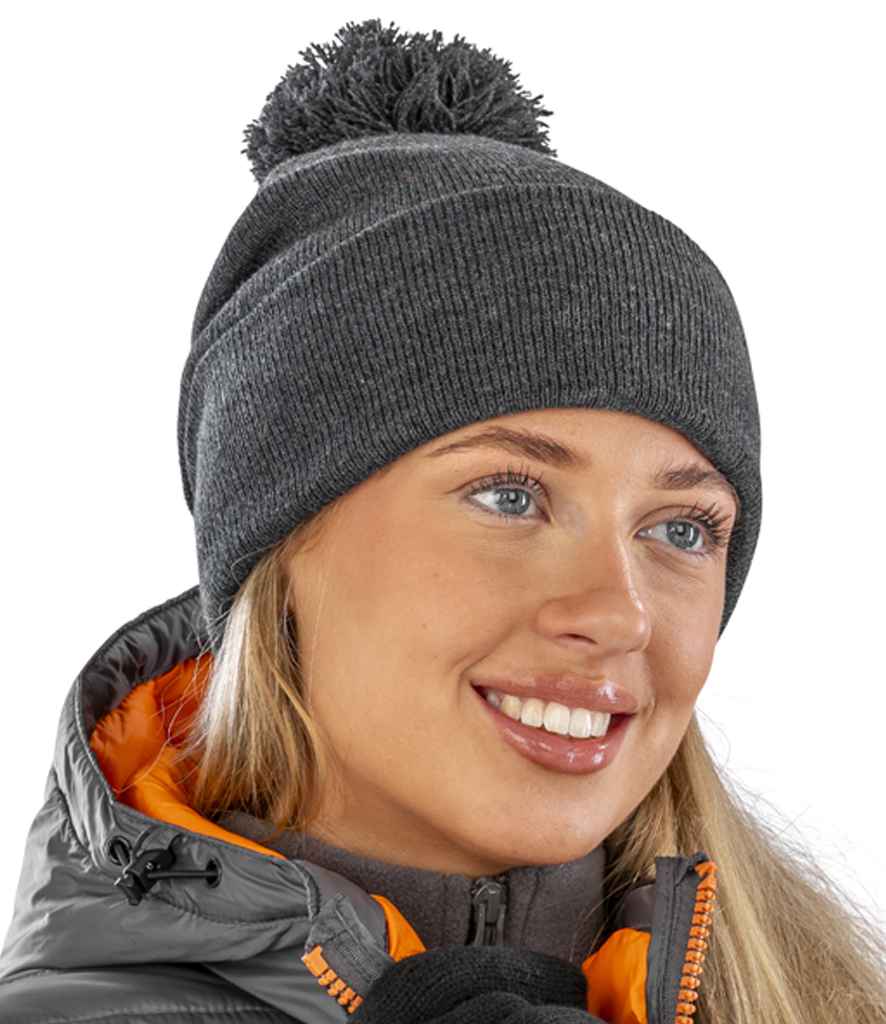Result - Core Pom Pom Beanie - RC028 GRE ONE