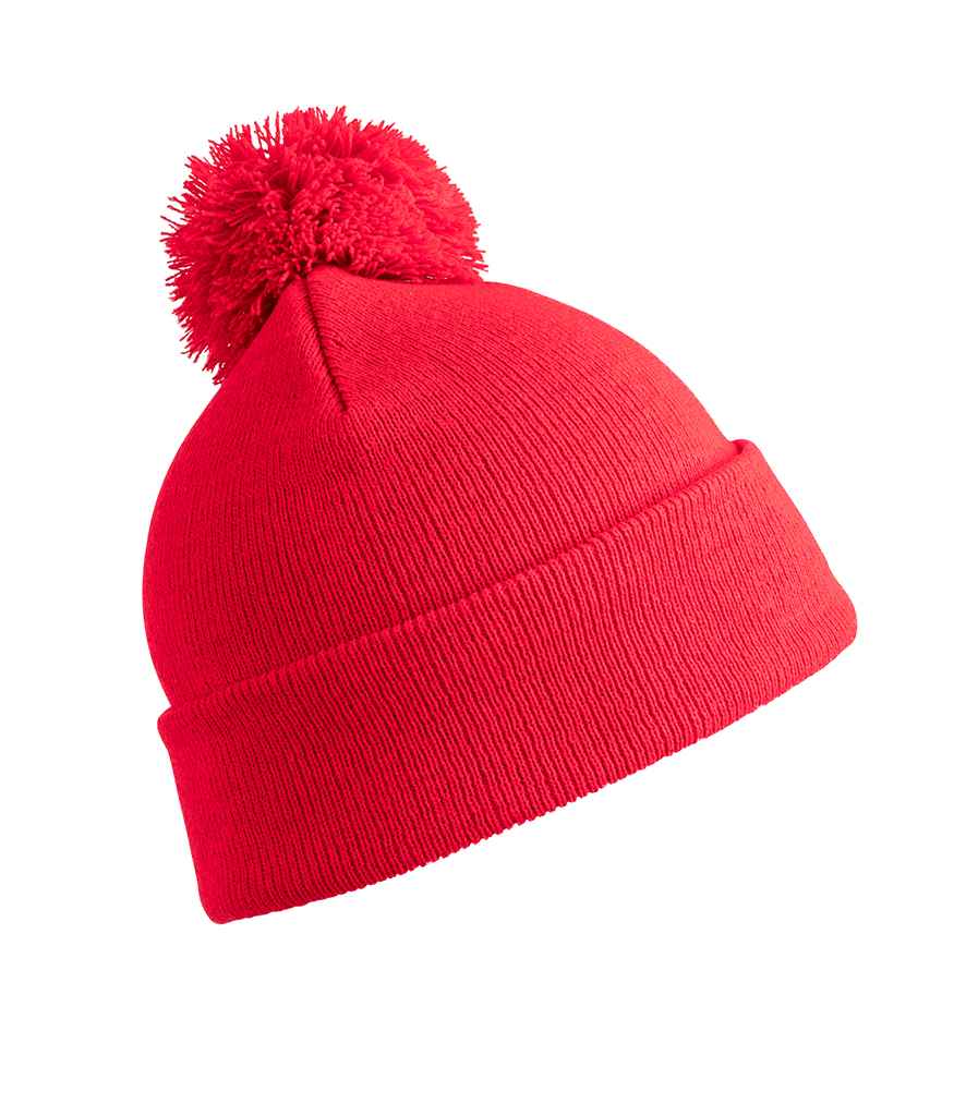 Result - Core Pom Pom Beanie - RC028 BLK ONE