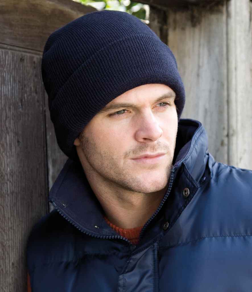 Result - Woolly Ski Hat with Thinsulate™ Insulation - RC033 NAV ONE