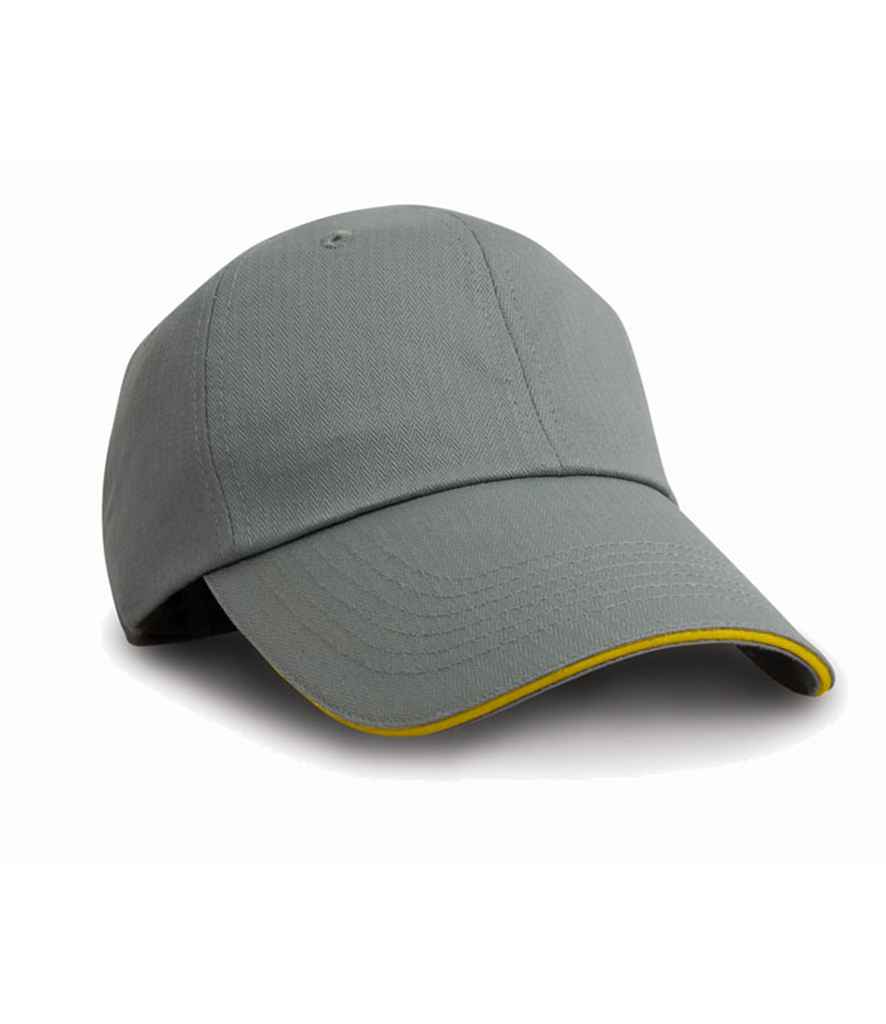 Result - Herringbone Cap - RC038 GY/YL ONE