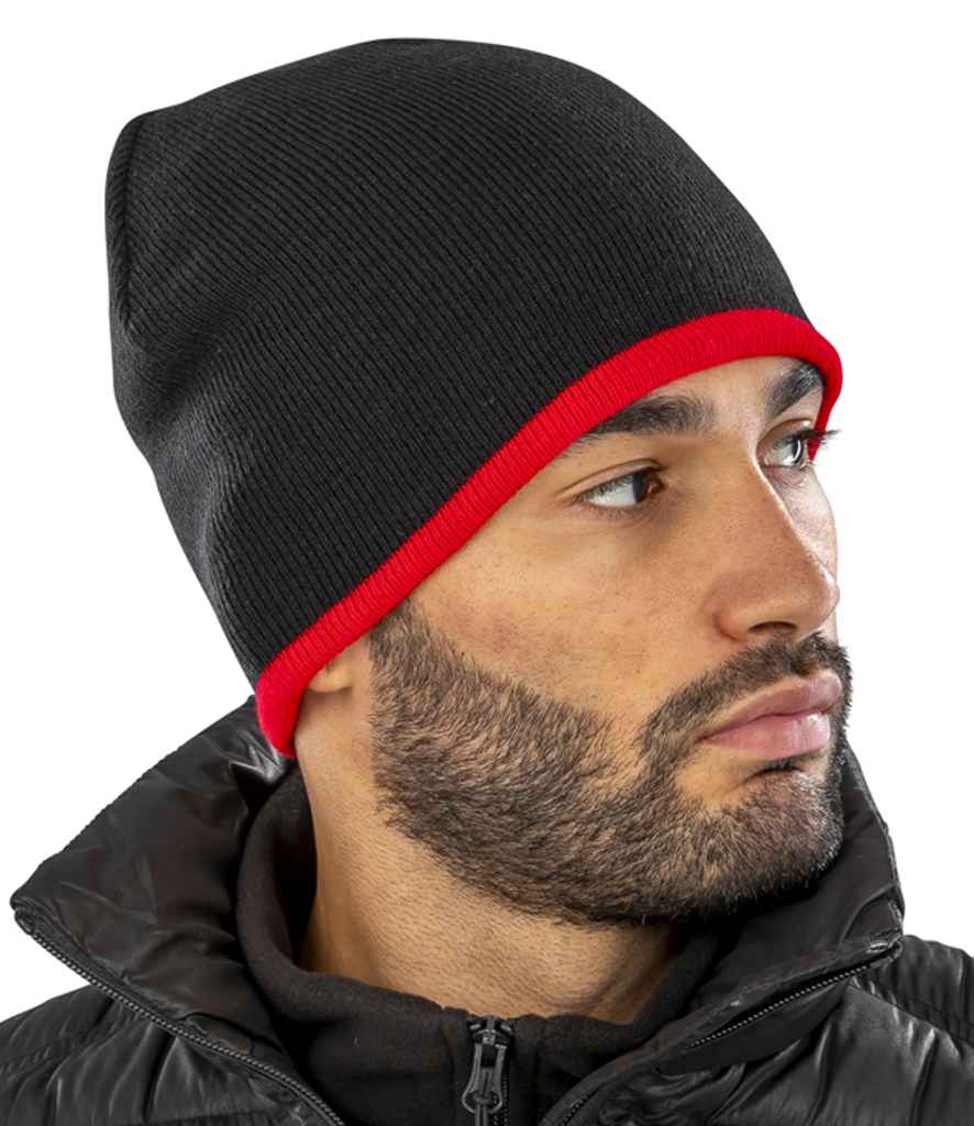 Result - Reversible Fashion Fit Hat - RC046 BK/RD ONE