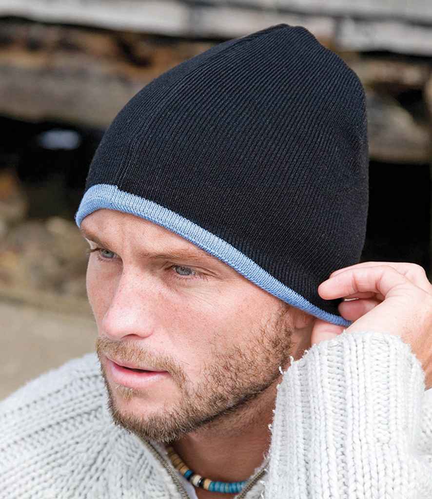 Result - Reversible Fashion Fit Hat - RC046 BK/SK ONE