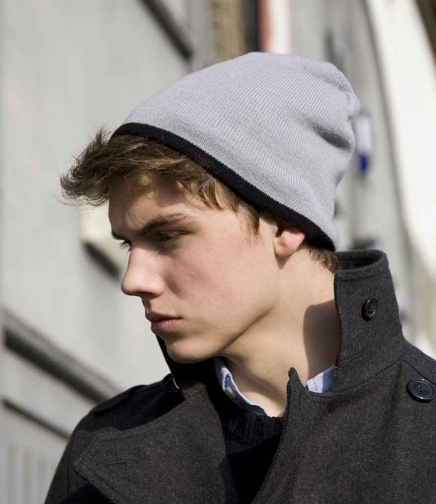 Result - Reversible Fashion Fit Hat - RC046 GY/BK ONE