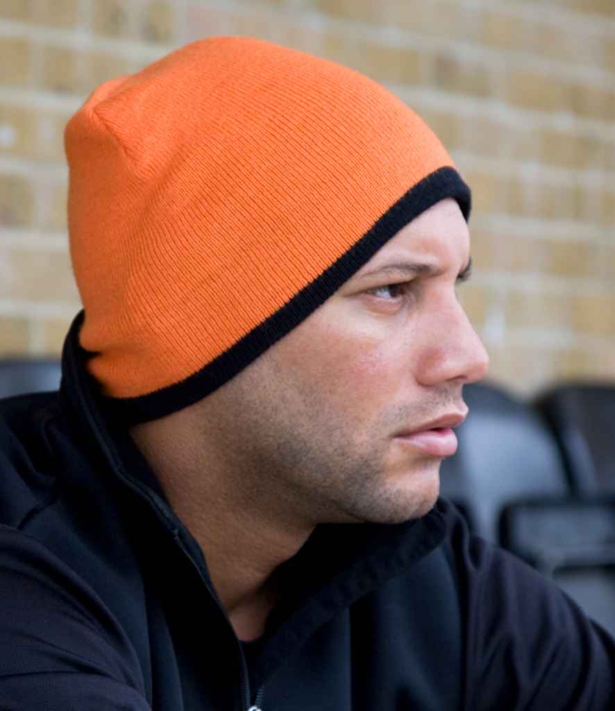 Result - Reversible Fashion Fit Hat - RC046 OR/BK ONE
