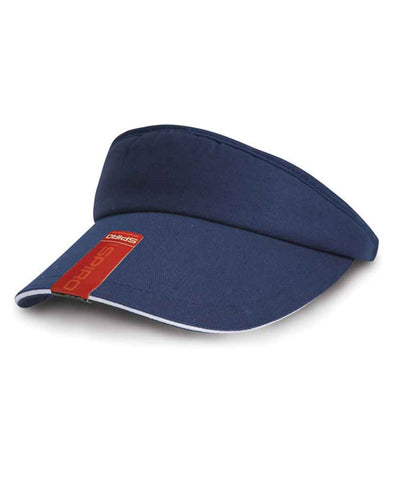 Result - Herringbone Sun Visor - RC048 NV/WH ONE
