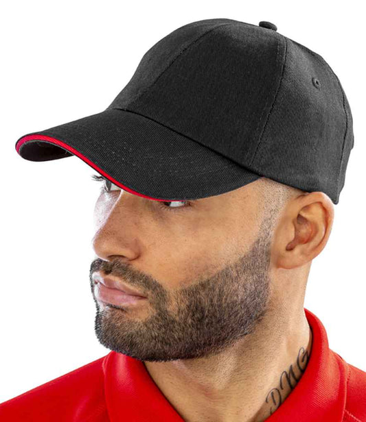 Result - Printer Embroiderers Cap - RC050 BLK ONE