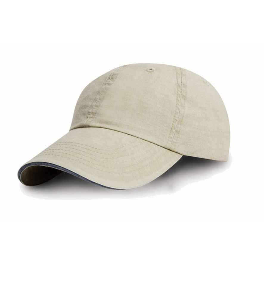 Result - Washed Fine Line Cotton Cap - Pierre Francis