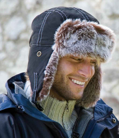 Result - Classic Sherpa Hat - RC056 BLK S