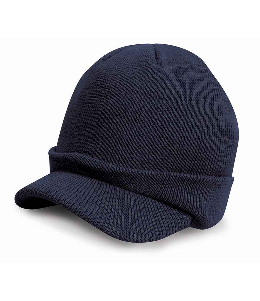 Result - Esco Army Knitted Hat - RC060 BLK ONE