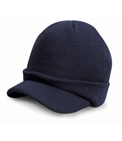 Result - Esco Army Knitted Hat - RC060 BLK ONE
