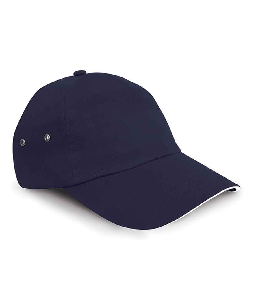 Result - Plush Cotton 5 Panel Cap - RC072 BLK ONE