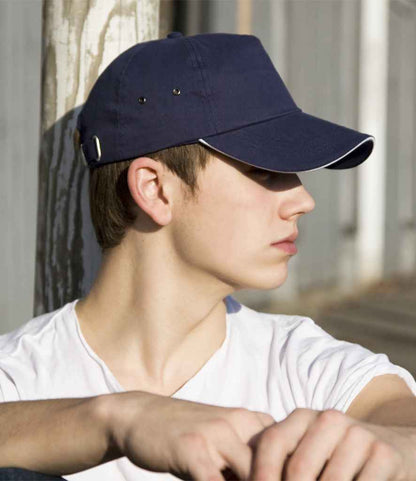 Result - Plush Cotton 5 Panel Cap - RC072 NAV ONE