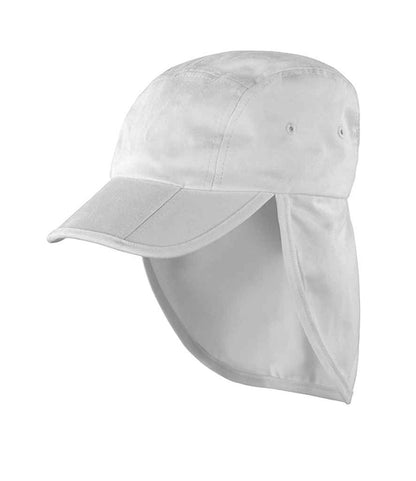 Result - Kids Fold Up Legionnaires Cap - RC076B WHI ONE