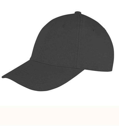 Result - Memphis Brushed Cotton Cap - RC081 BLK ONE
