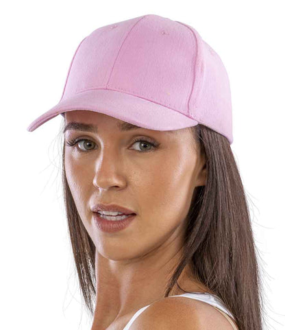 Result - Memphis Brushed Cotton Cap - RC081 PIN ONE