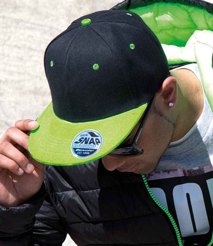 Result - Contrast Bronx Snapback Cap - RC082 BK/LM ONE