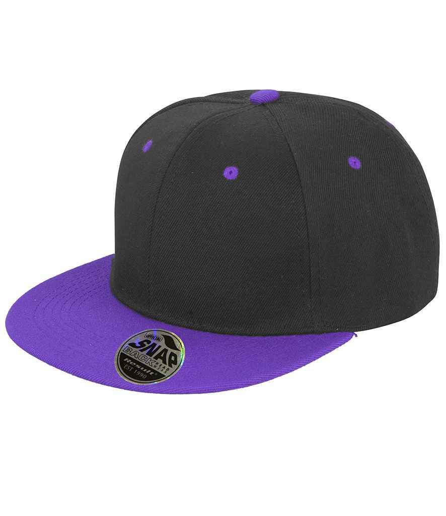 Result - Contrast Bronx Snapback Cap - RC082 BK/AZ ONE