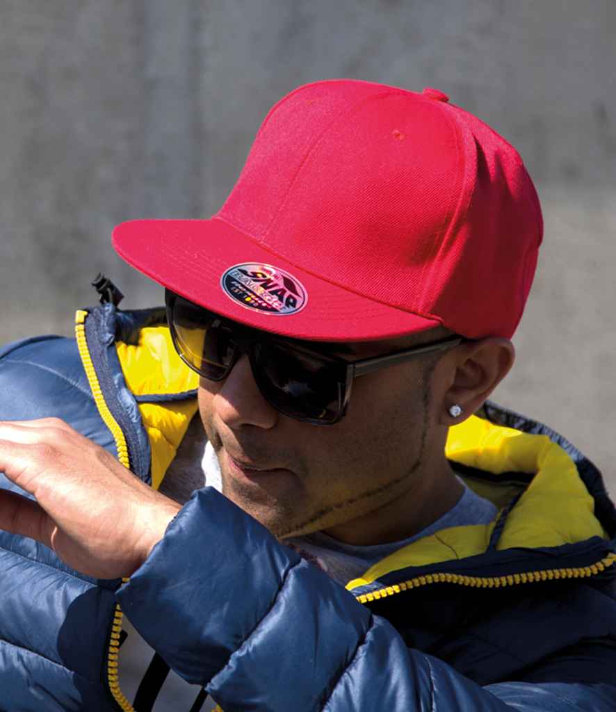 Result - Original Bronx Snapback Cap - RC083 RED ONE