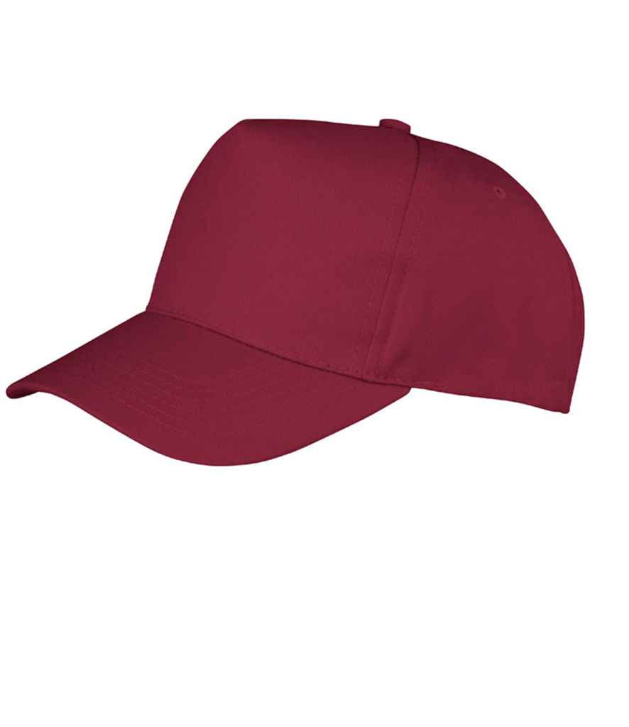 Result - Kids Boston 5 Panel Printers Cap - RC084B BUR ONE
