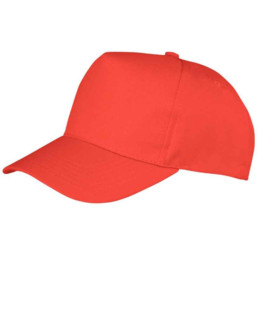 Result - Kids Boston 5 Panel Printers Cap - RC084B BLK ONE