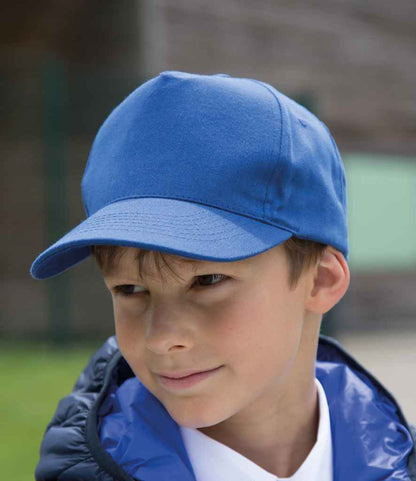 Result - Kids Boston 5 Panel Printers Cap - RC084B ROY ONE