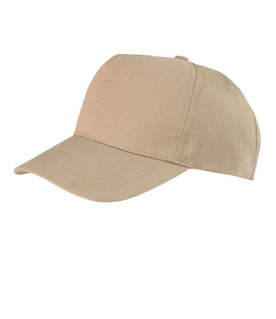 Result - Boston 5 Panel Printers Cap - RC084 KHA ONE
