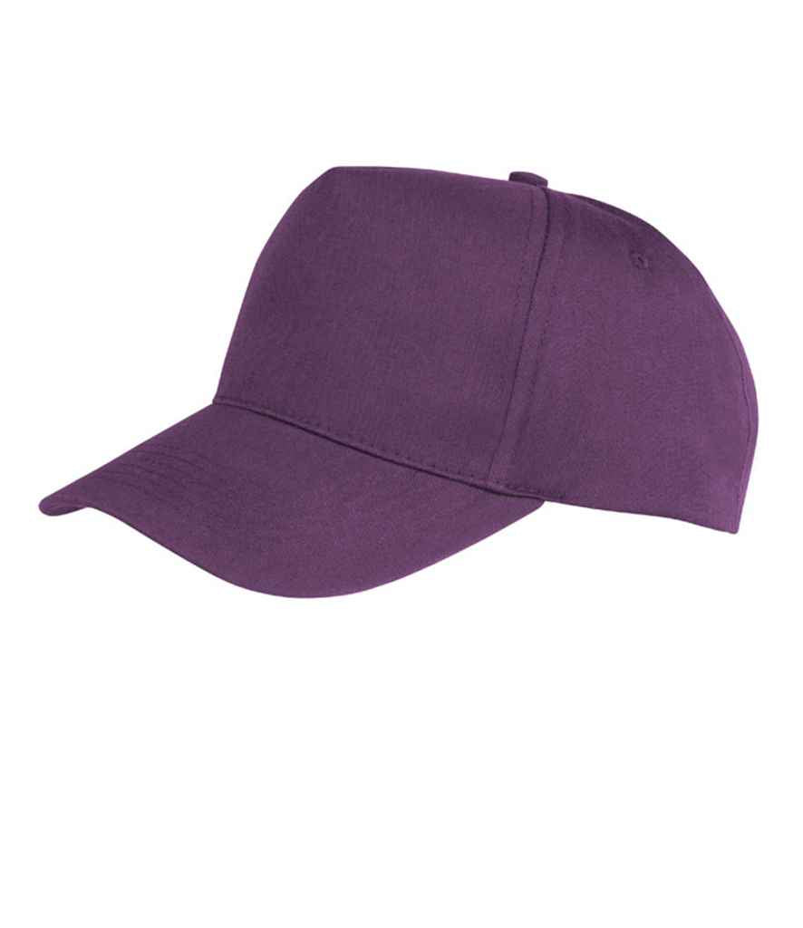 Result - Boston 5 Panel Printers Cap - RC084 PUR ONE
