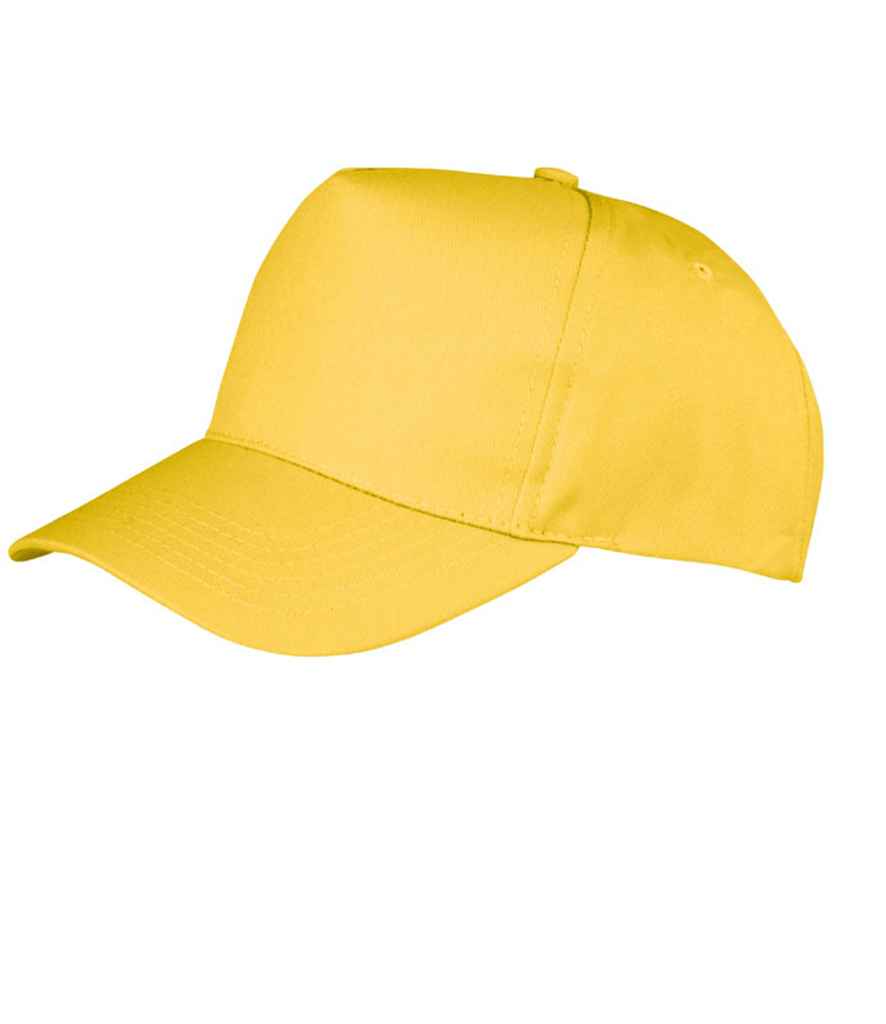 Result - Boston 5 Panel Printers Cap - RC084 YEL ONE