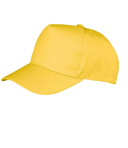 Result - Boston 5 Panel Printers Cap - RC084 YEL ONE