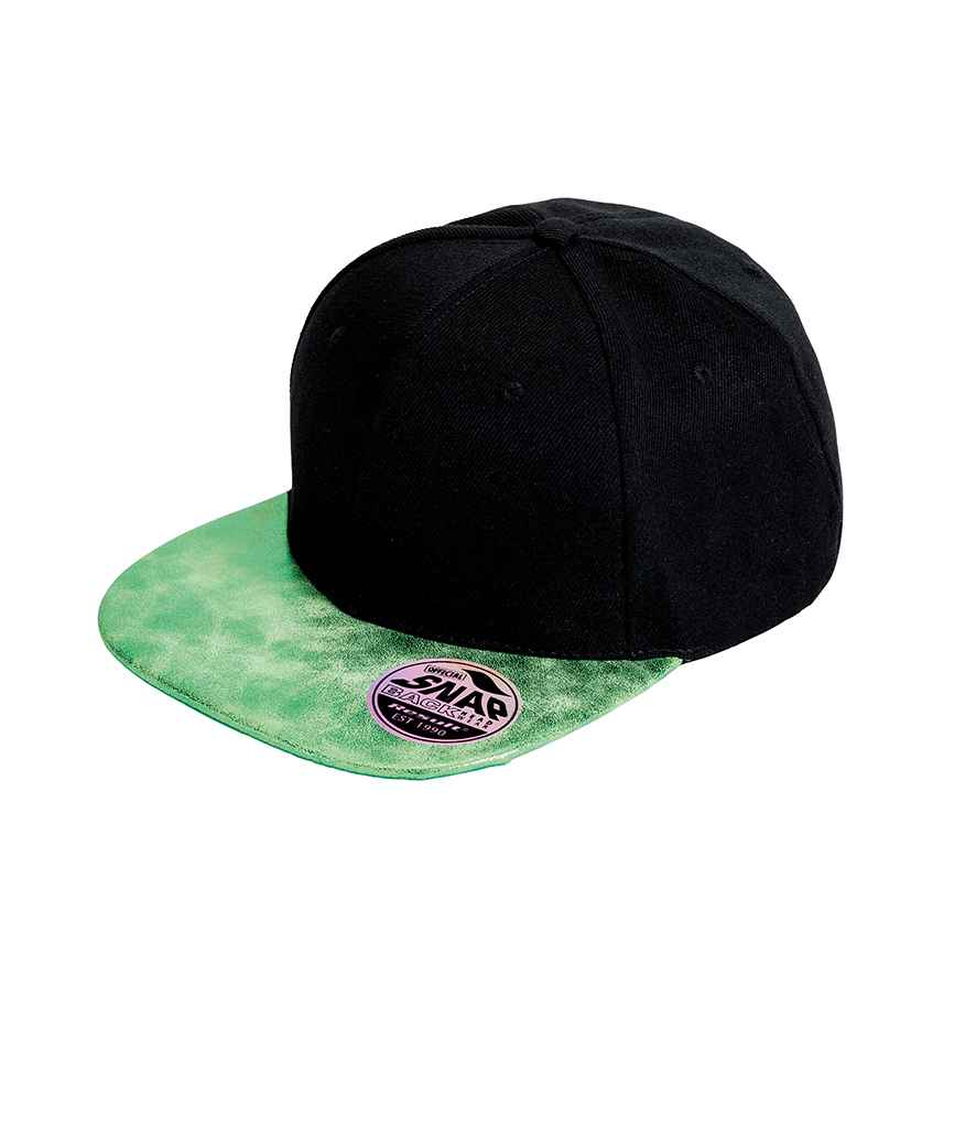 Result - Bronx Glitter Snapback Cap - RC087 BK/GO ONE