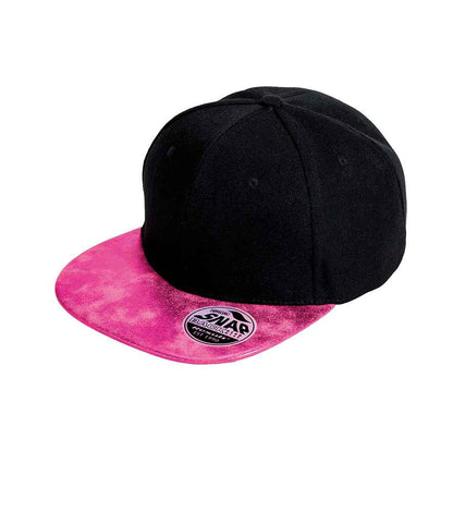 Result - Bronx Glitter Snapback Cap - RC087 BK/GO ONE
