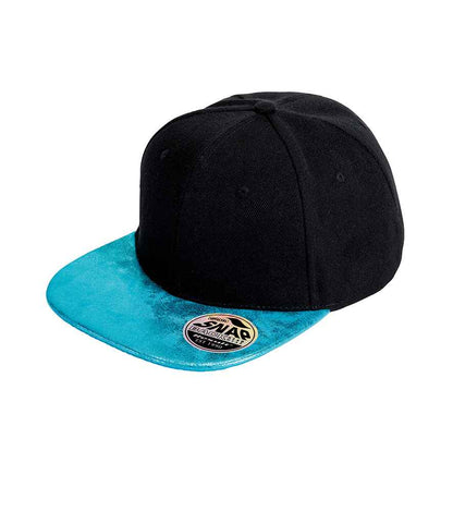 Result - Bronx Glitter Snapback Cap - RC087 BK/GO ONE
