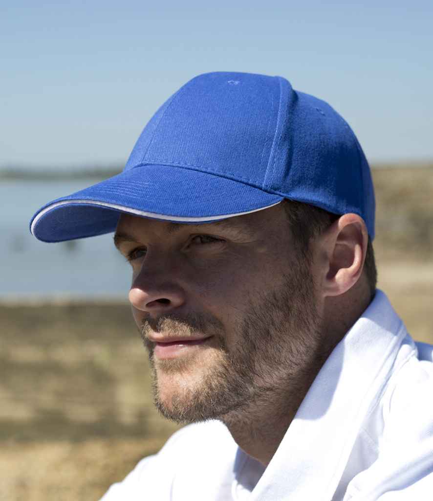 Result - Memphis Sandwich Peak Cap - RC091 RY/WH ONE