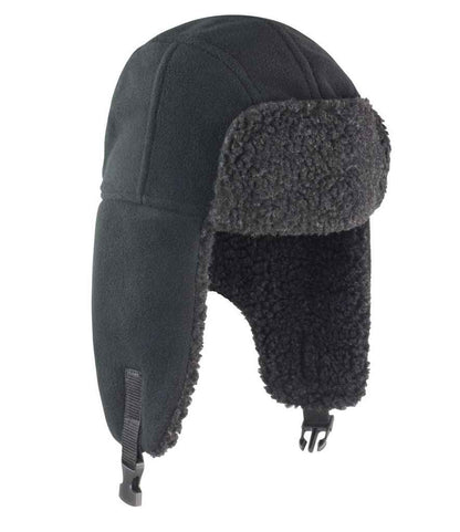 Result - Thinsulate™ Sherpa Hat - RC358 BLK S