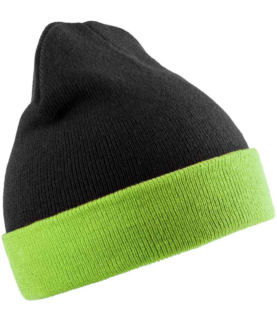 Result - Genuine Recycled Black Compass Beanie - Pierre Francis