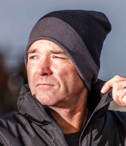Result - Genuine Recycled Black Compass Beanie - Pierre Francis