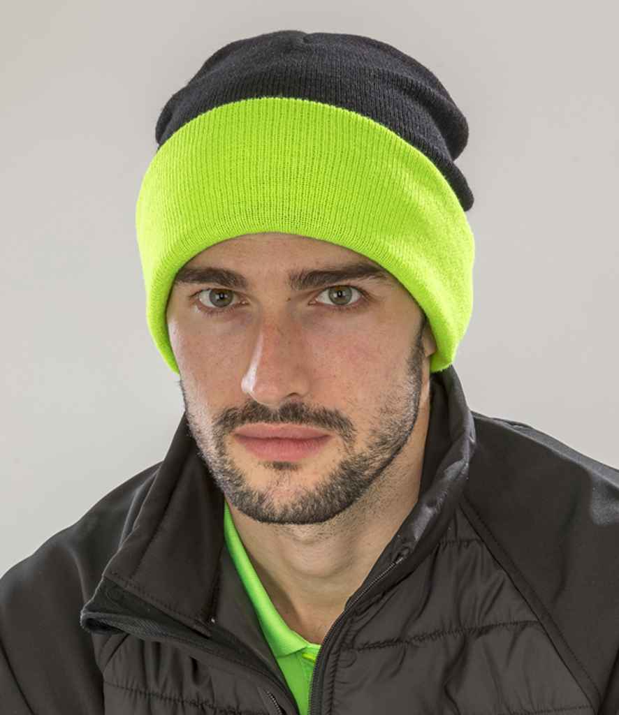 Result - Genuine Recycled Black Compass Beanie - Pierre Francis