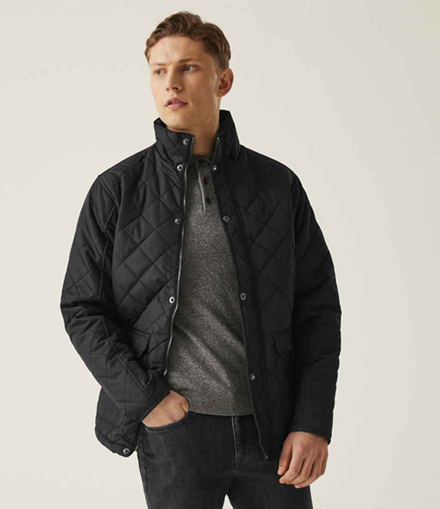Regatta - Tyler Diamond Quilted Jacket - RG058 BLK S