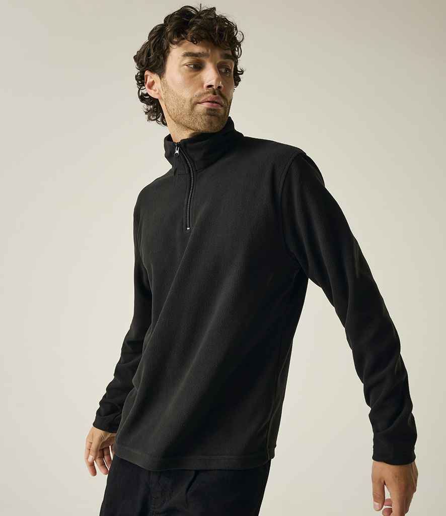 Regatta - Zip Neck Micro Fleece - RG134 BLK S