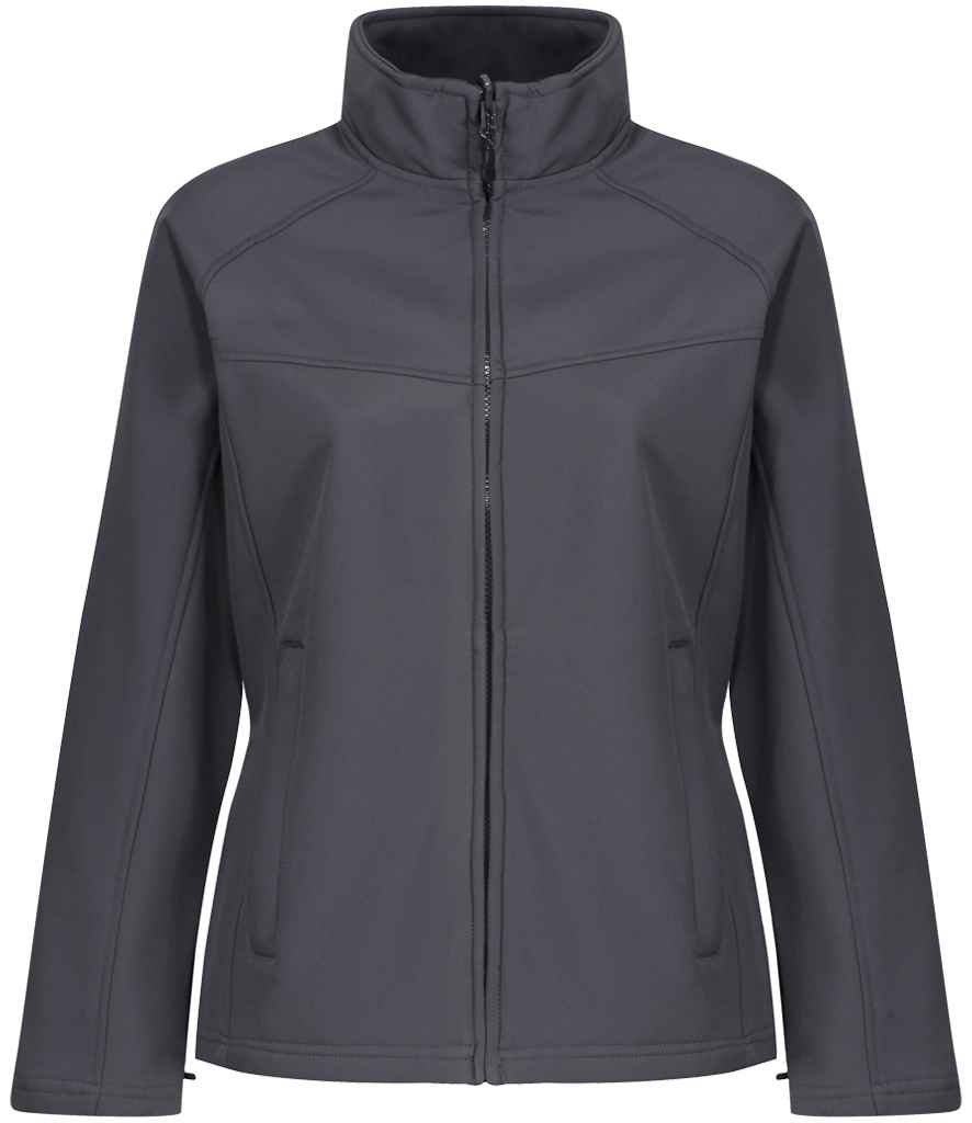 Regatta - Ladies Uproar Soft Shell Jacket - Seal Grey (Front)