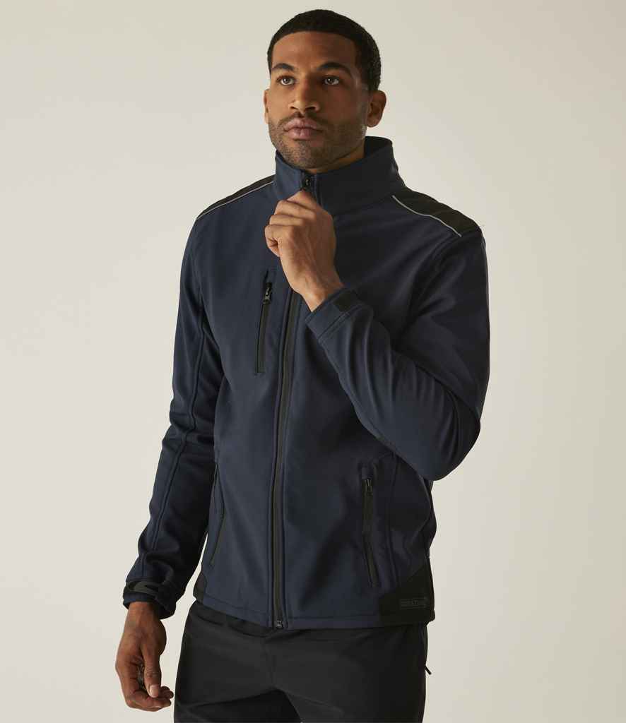 Regatta - Sandstorm Soft Shell Workwear Jacket - RG158 NV/BK S
