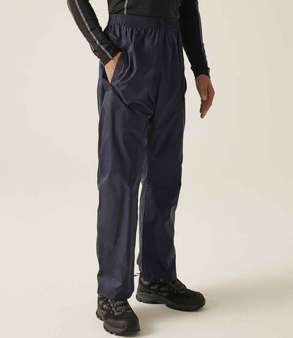 Regatta - Pro Packaway Waterproof Breathable Overtrousers - RG214 NAV XS