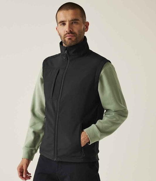 Regatta - Octagon II Printable Soft Shell Bodywarmer - RG215 BK/BK XS