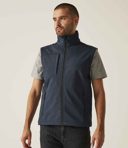 Regatta - Octagon II Printable Soft Shell Bodywarmer - RG215 NV/SE XS