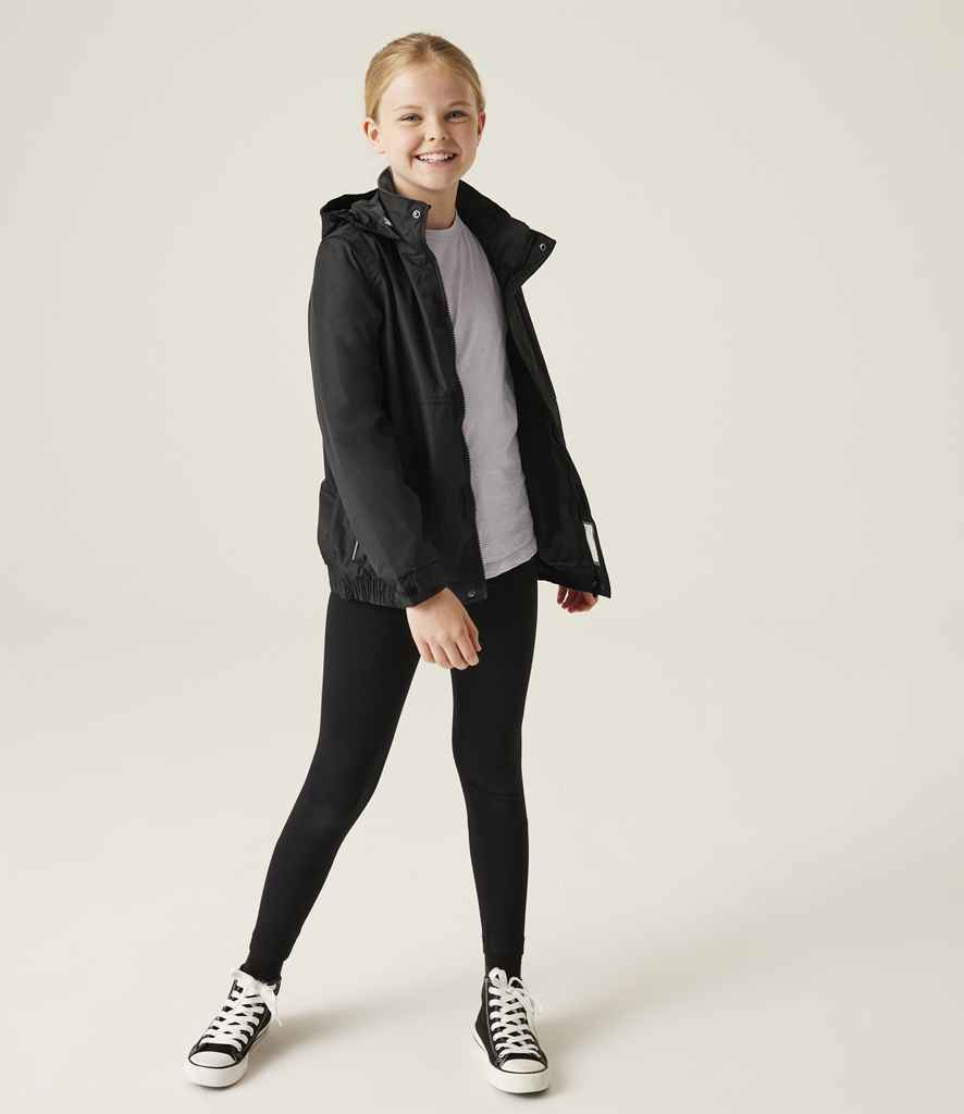 Regatta - Kids Dover Waterproof Insulated Jacket - RG244 BK/AS 3-4